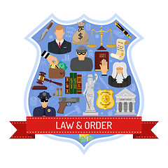 Image showing Law and Order Concept