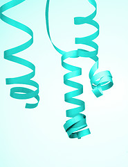 Image showing Turquoise Party Streamer