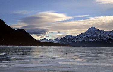 Image showing Abraham Lake Winter