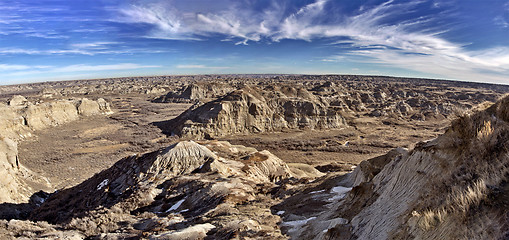 Image showing Alberta Badlands Panorama