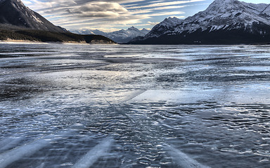 Image showing Abraham Lake Winter