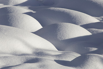 Image showing Mountain Snow Moguls