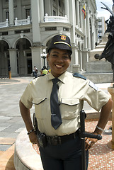 Image showing police woman guayaquil ecuador