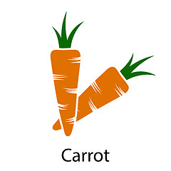 Image showing Carrot icon 