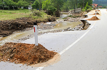 Image showing Road destruction