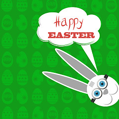 Image showing Easter Bunny. White  Rabbit.