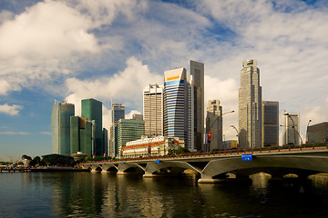 Image showing Singapore skyline

