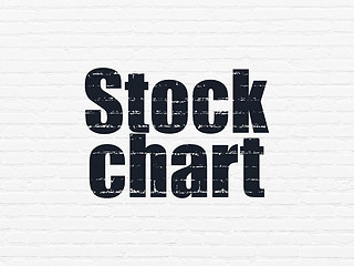 Image showing Finance concept: Stock Chart on wall background