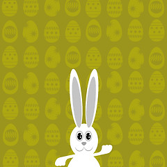 Image showing White Easter Rabbit.
