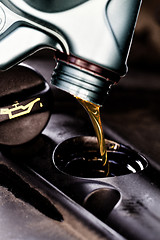 Image showing Fresh motor oil