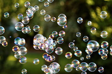 Image showing Soap bubbles