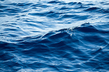 Image showing Blue Sea surface