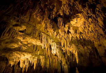 Image showing Stalactites in gyukusendo cave