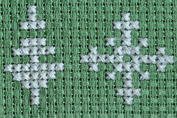 Image showing  Christmas tree and snowflake