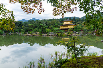 Image showing Golden Pavilion Kinkaku-ji in Kyoto Japan