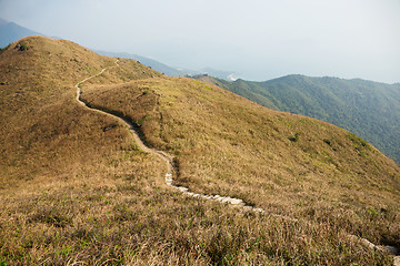 Image showing Hiking path