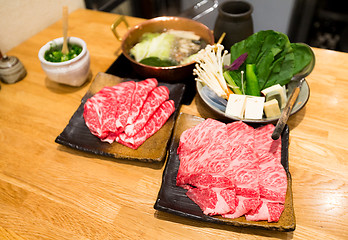 Image showing Japanese shabu shabu