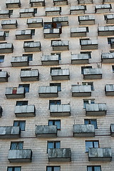 Image showing  balconies similar to boxes