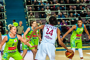 Image showing Girls basketball tournament