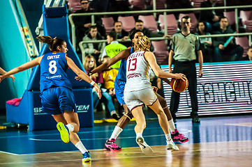 Image showing Girls basketball tournament