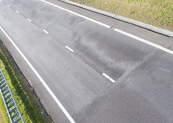 Image showing Empty road in the Netherlands