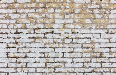 Image showing Background of old vintage dirty brick wall