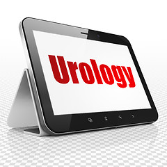 Image showing Healthcare concept: Tablet Computer with Urology on display