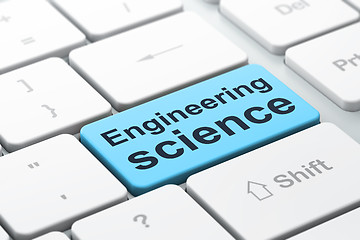 Image showing Science concept: Engineering Science on computer keyboard background
