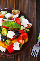 Image showing greek salad