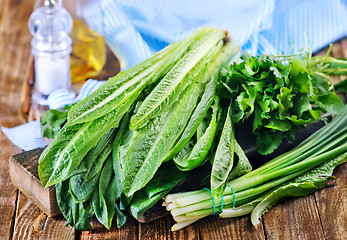 Image showing fresh greens