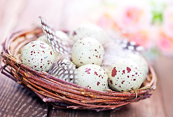 Image showing decorative painted Easter eggs