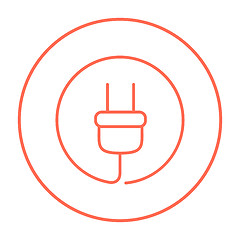 Image showing Plug line icon.