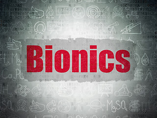 Image showing Science concept: Bionics on Digital Paper background