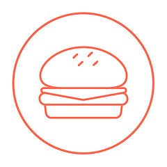 Image showing Hamburger line icon.