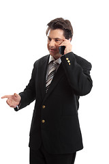 Image showing Business executive on the phone