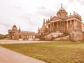 Image showing Neues Palais in Potsdam vintage