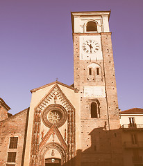 Image showing Duomo di Chivasso vintage