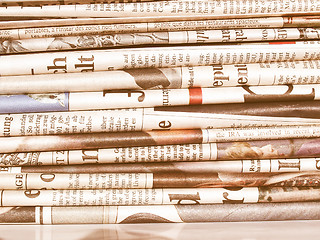 Image showing  Newspapers vintage