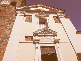 Image showing Santa Maria church in San Mauro vintage