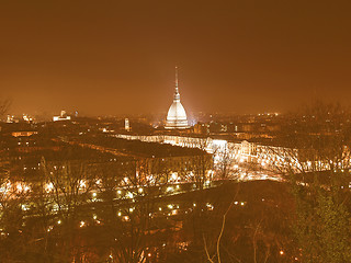 Image showing Turin view vintage