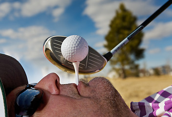 Image showing Human Golf Tee