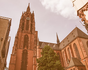 Image showing Frankfurt Cathedral vintage