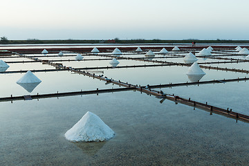 Image showing Salt farm in Tainan