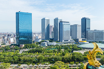 Image showing Osaka cityscape