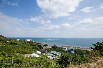 Image showing Sea and blue sky of Okinawa