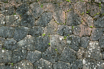 Image showing Old stone wall