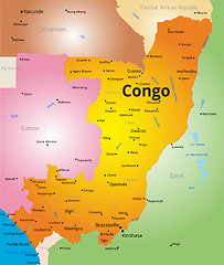 Image showing color map of Congo