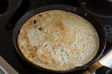 Image showing Fried tasty pancakes 