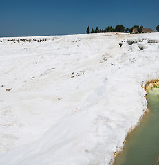 Image showing Panoramic view of Pammukale