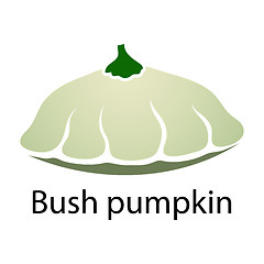 Image showing Bush pumpkin icon